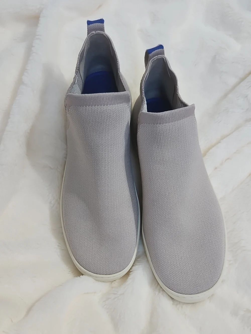 Rothy's The Sneaker Slip-On Knit Sneakers - Women's Size 11 (EU 42) Gray